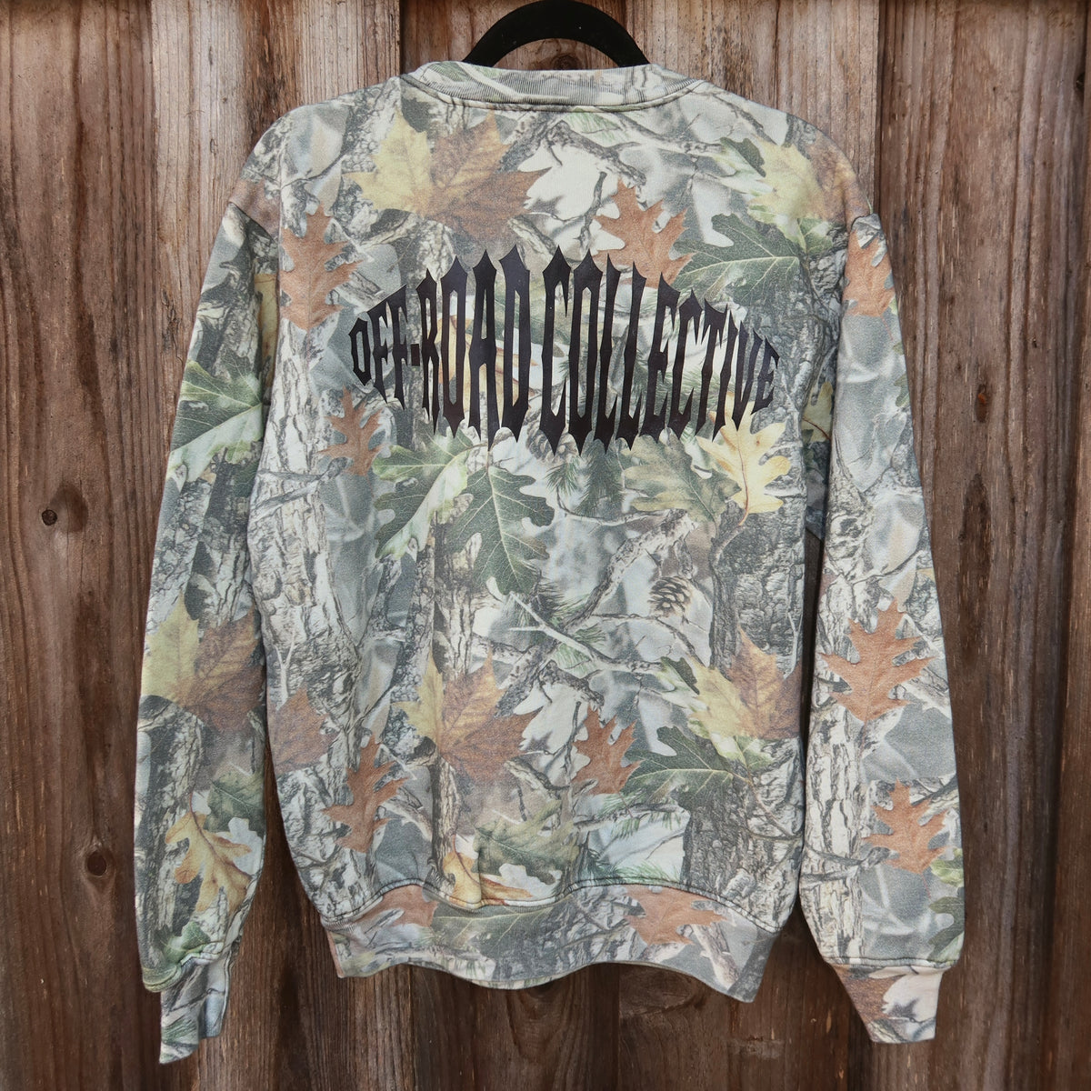 Off-Road Collective Metal Wrap Camo Crewneck