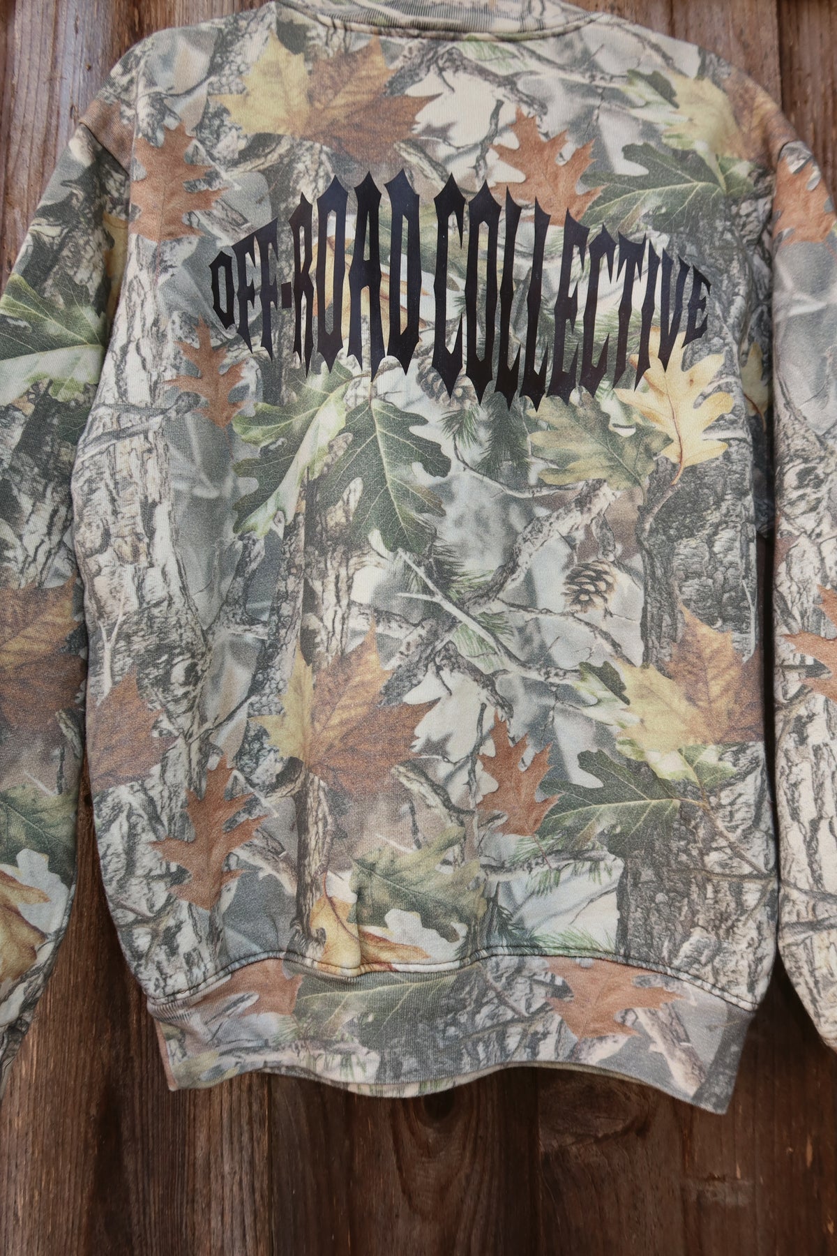 Off-Road Collective Metal Wrap Camo Crewneck