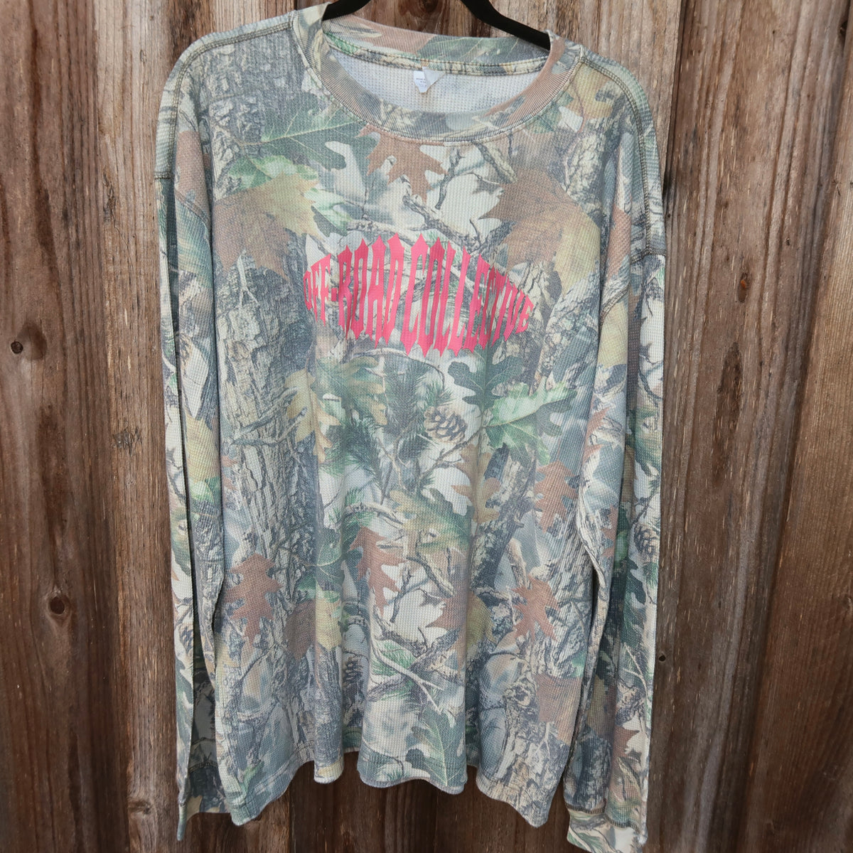Off-Road Collective Metal Wrap Camo Waffle Knit Long Sleeve