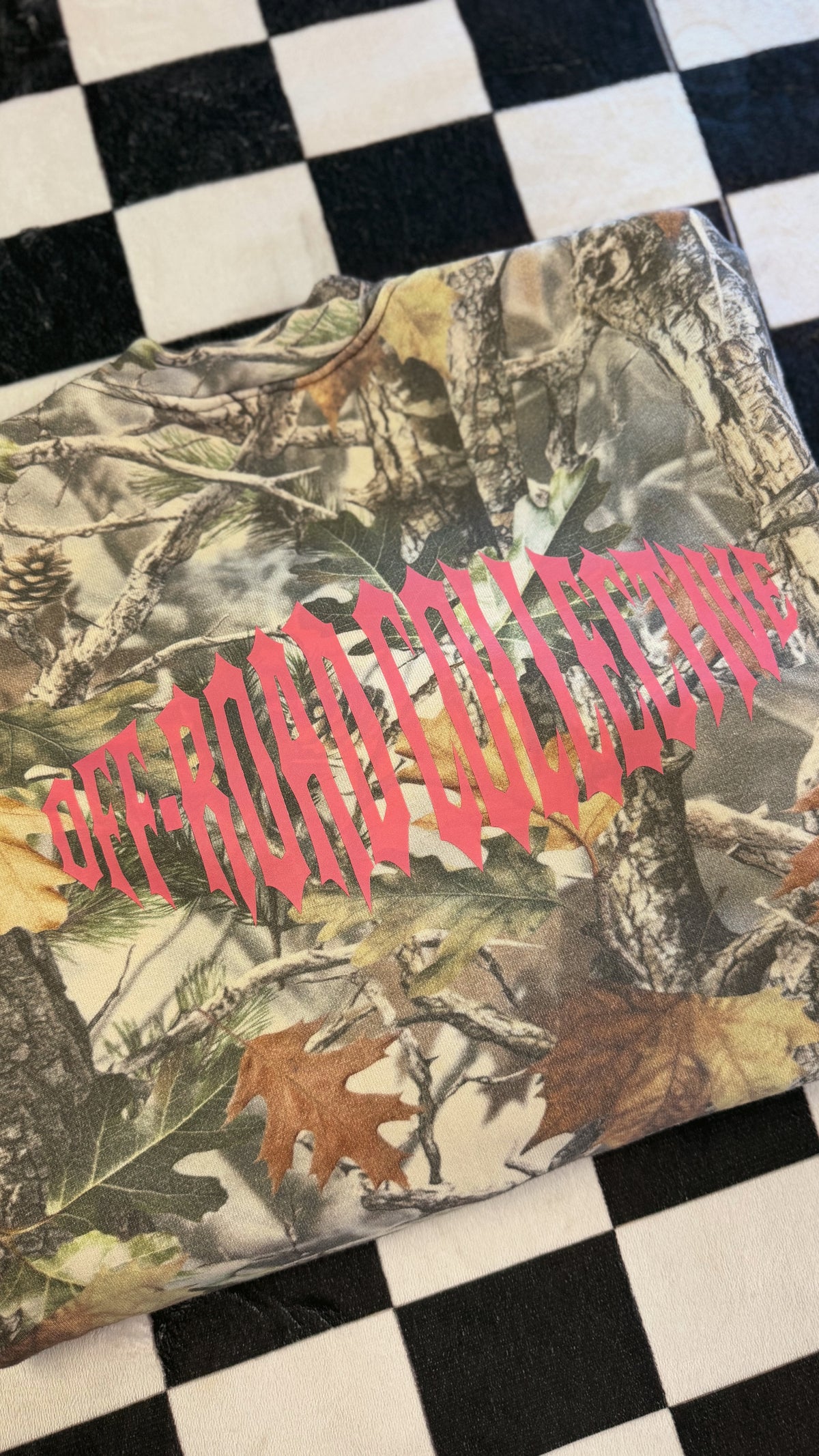 Off-Road Collective Metal Wrap Camo Crewneck