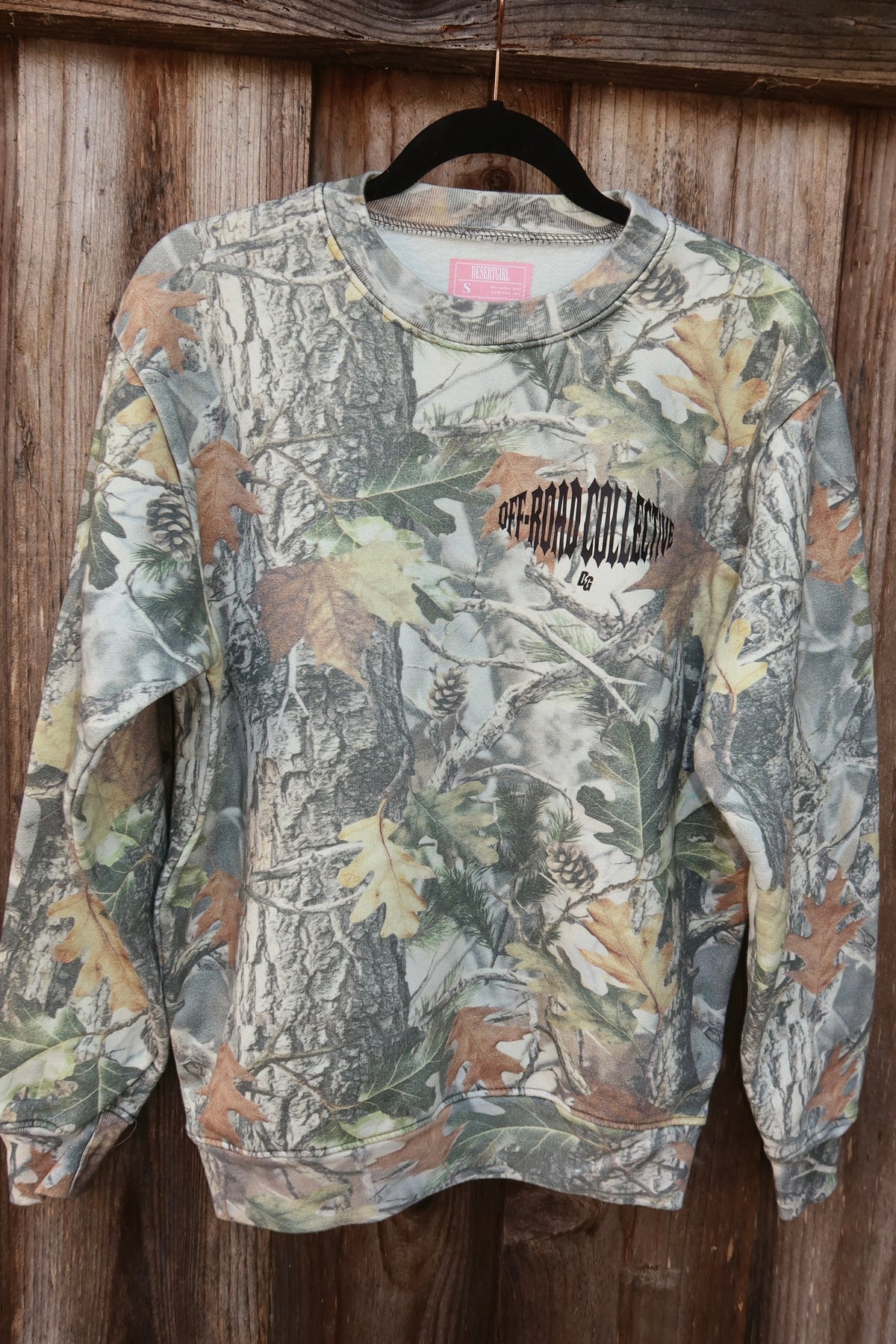 Off-Road Collective Metal Wrap Camo Crewneck