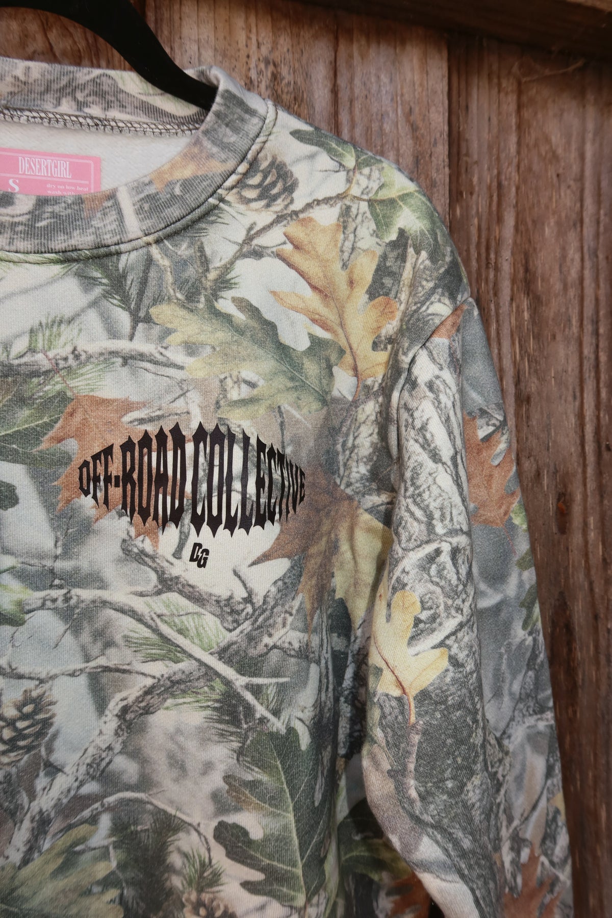 Off-Road Collective Metal Wrap Camo Crewneck