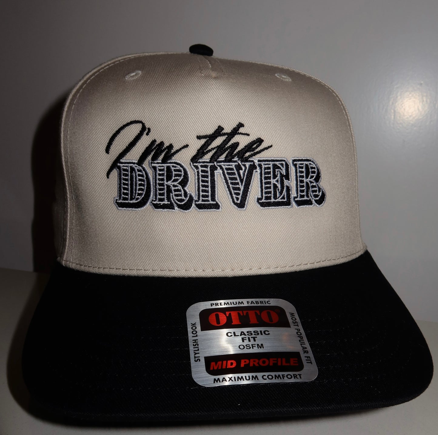I'm The Driver - Canvas Trucker Hat BLACK