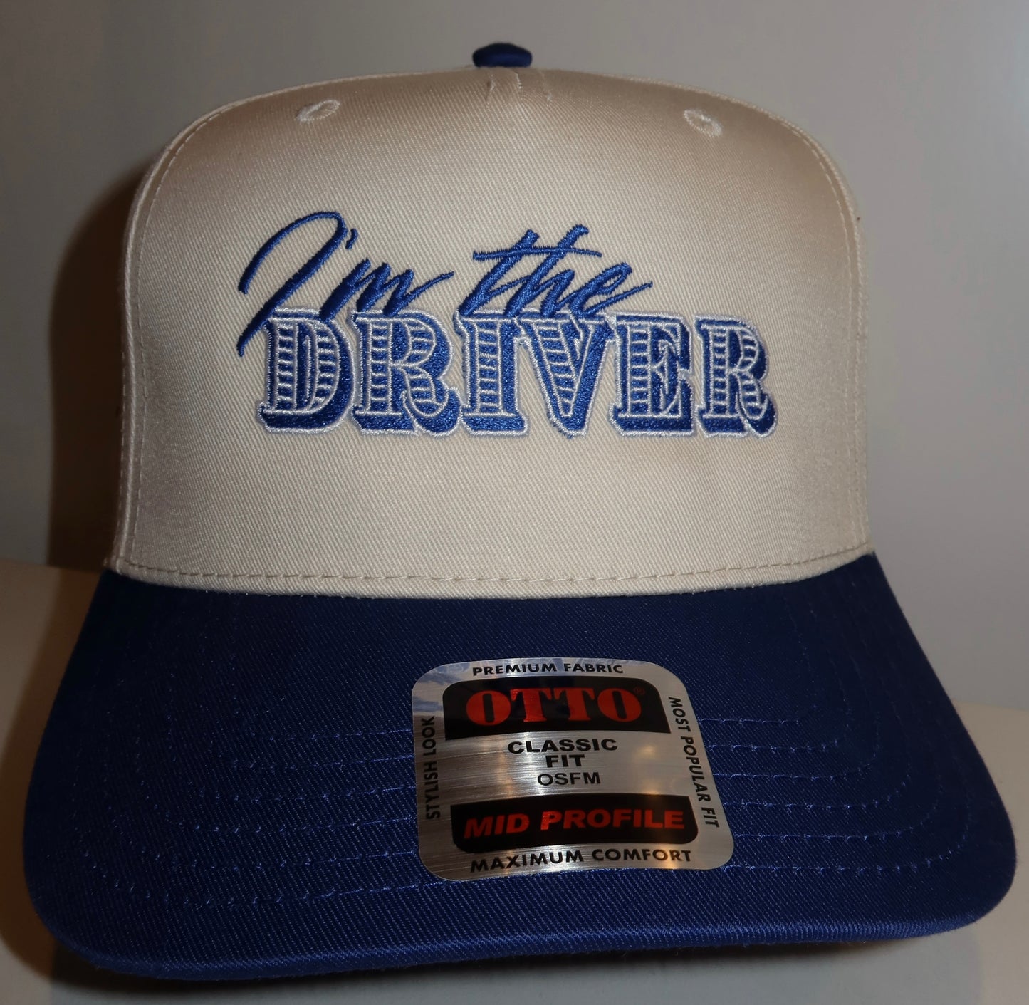 I'm The Driver - Canvas Trucker Hat BLUE