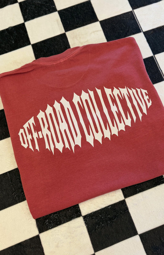Off-Road Collective Metal Wrap Comfort Colors Tee - WHITE