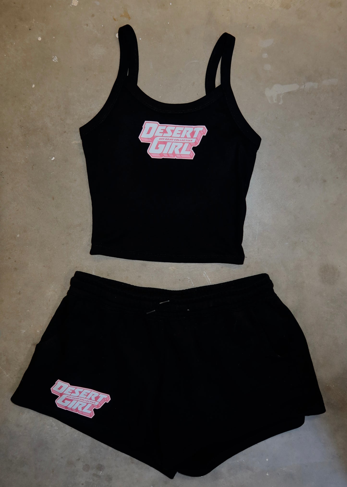 Desert Girl Tank & Sweat Short Set