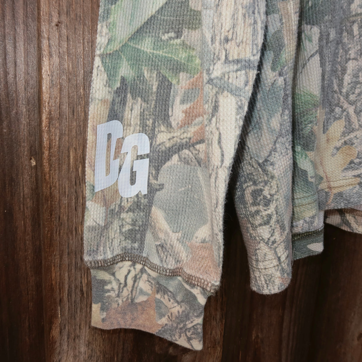 Off-Road Collective Metal Wrap Camo Waffle Knit Long Sleeve